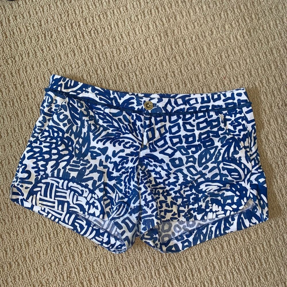 Navy and white Lilly Pulitzer shorts